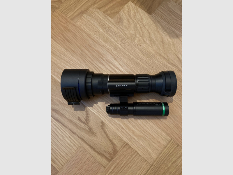 Jahnke Vorsatzgerät DJ-8 NSV 1x48 inkl. Laserluchs und Adapter (kein Dedal, Dipol, Pulsar, Hikmicro)