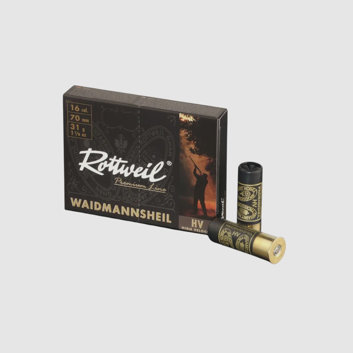 Rottweil Waidmannsheil 16/70 HV 2,7mm 10 Schuss