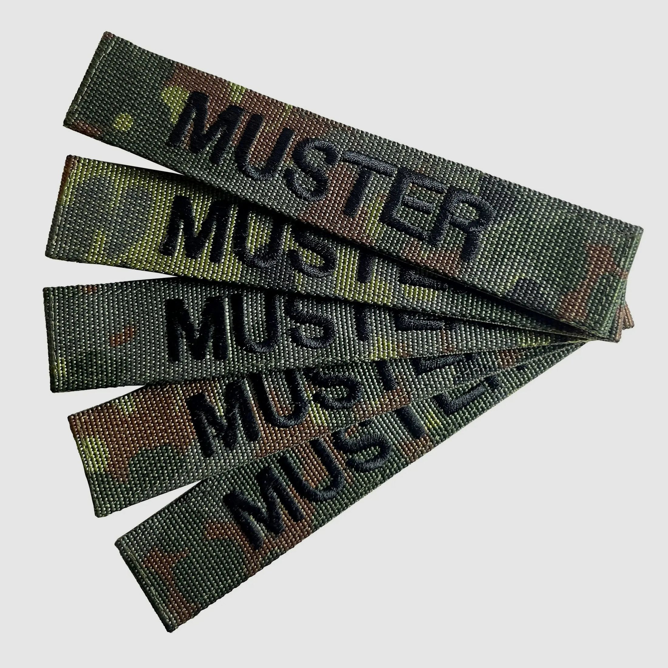 ASMC ASMC Namensbänder 5er Set Flecktarn