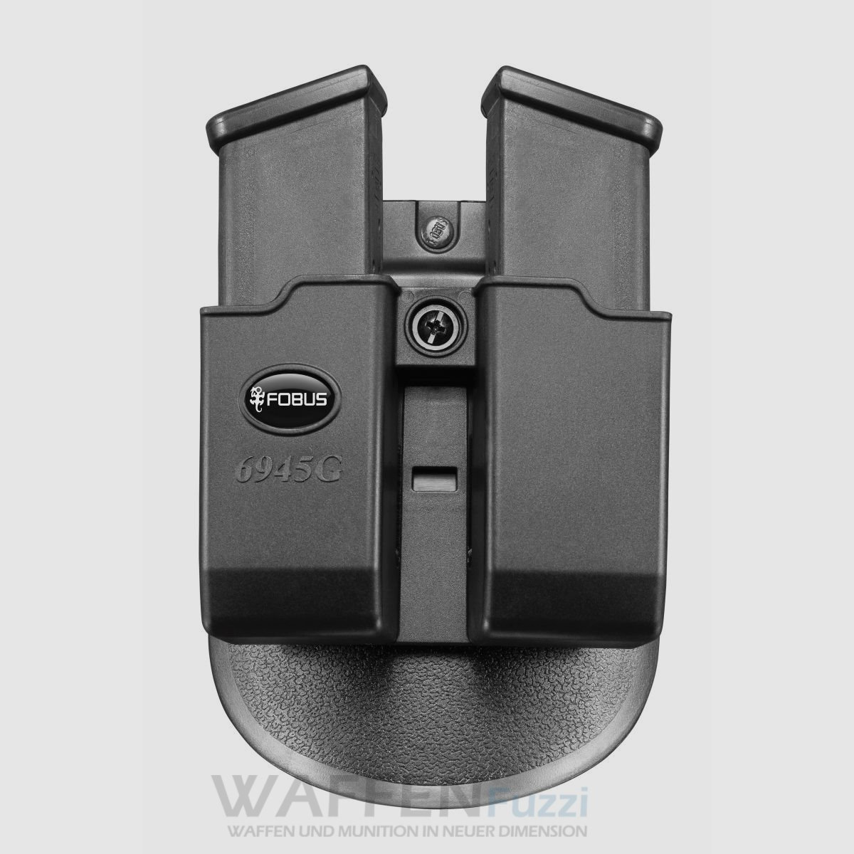 Paddle magazine holster for 2 magazines caliber .45 for Glock