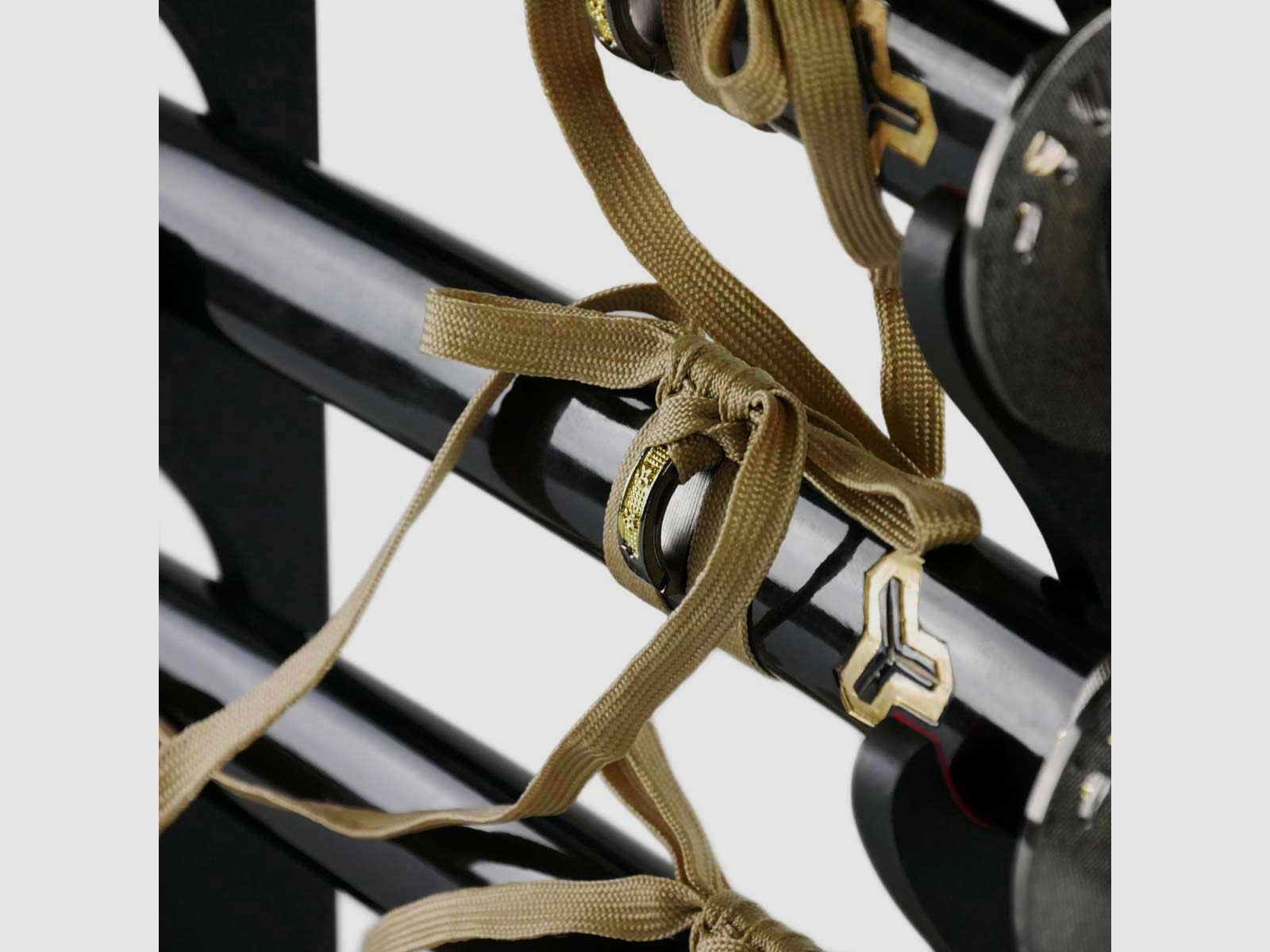 Kill Bill Schwertset Katana - Wakizashi -Tanto mit Schwertständer und Zubehör