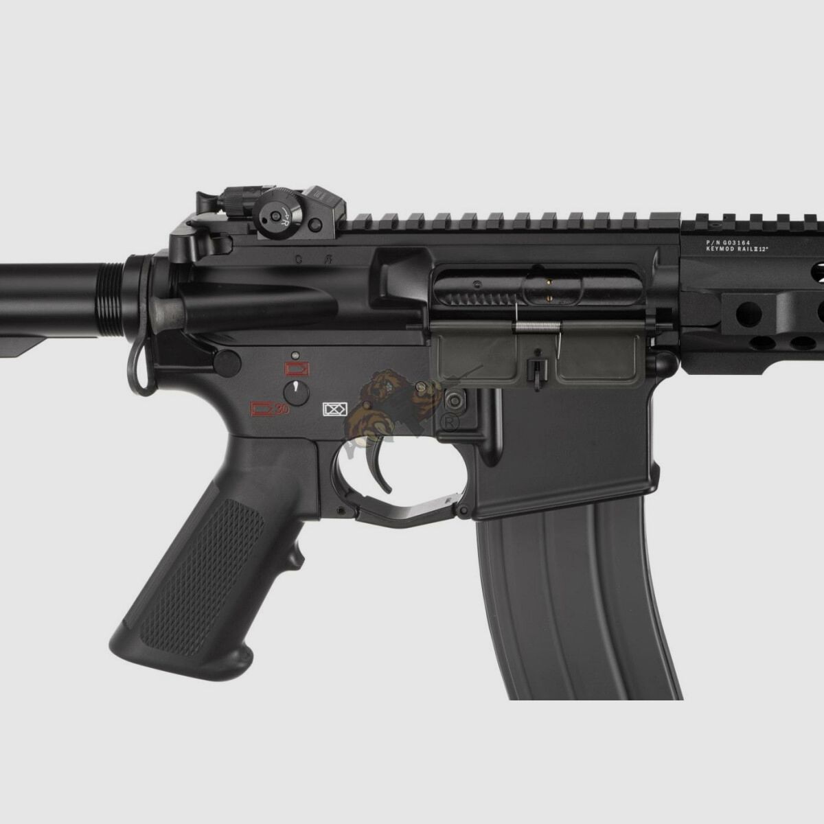 G&G GC16 MPW 12" with ETU in Black Airsoft S-AEG free from 18