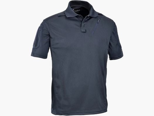 Defcon 5 Polo Shirt Zaawansowana Taktyczna Koszulka Polo Krótkie Rękawy z Kieszeniami - Granatowy / 3XL Męski
