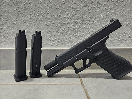 GHK Glock 17 Gen5 MOS GBB inkl Holster