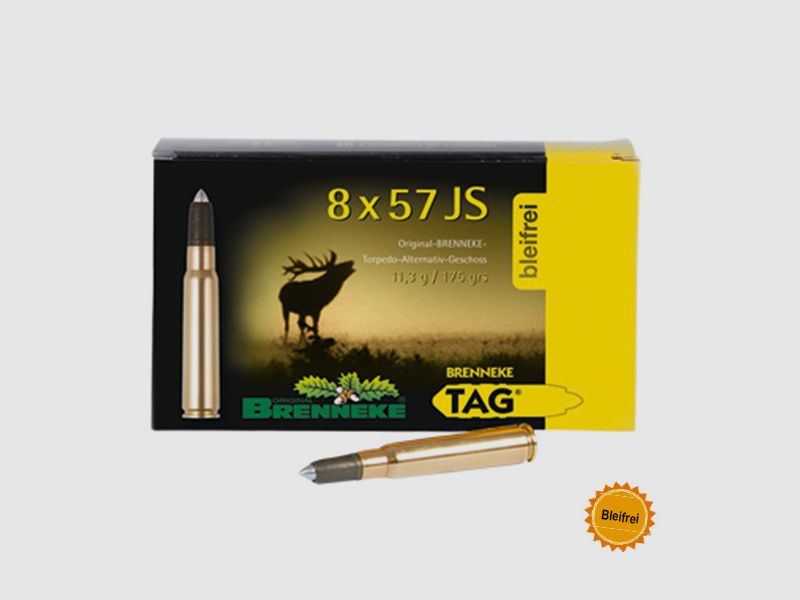 Brenneke 8x57 IS 175GR TAG 20 cartuchos