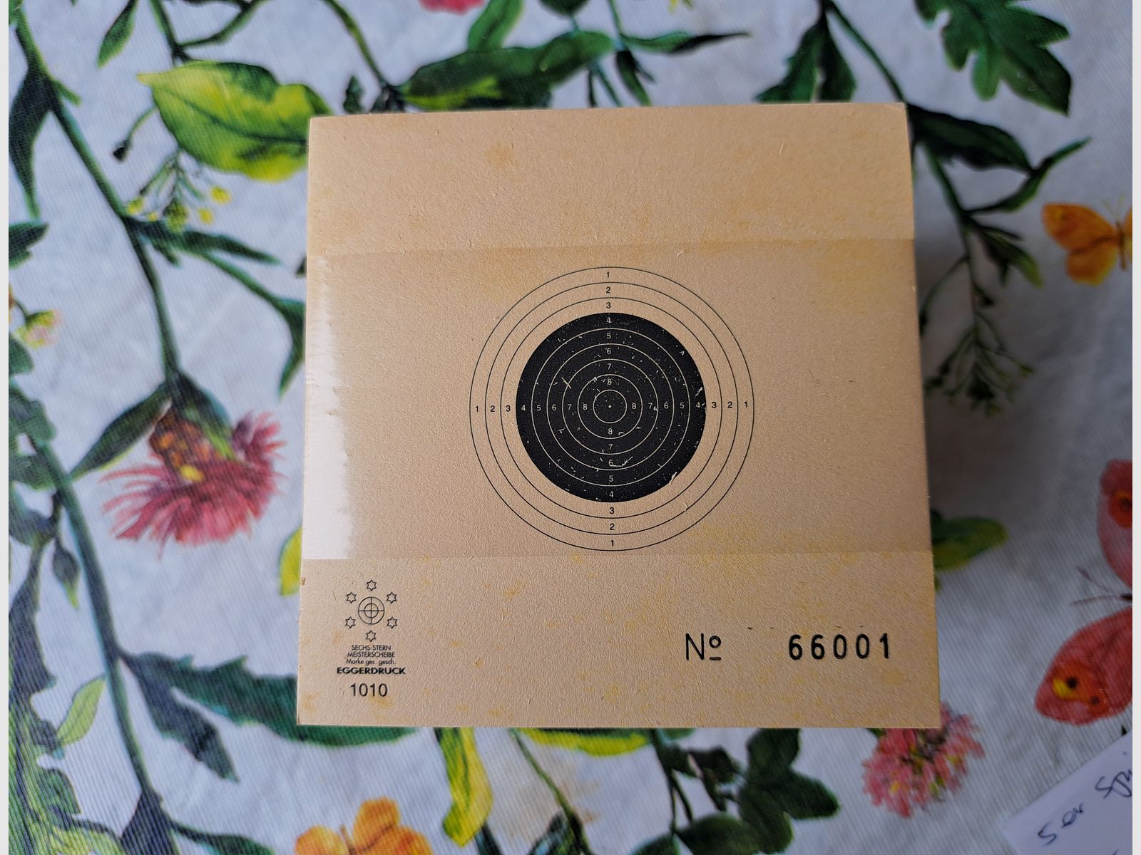 200 x target sheets for air rifle (10-piece ring target)