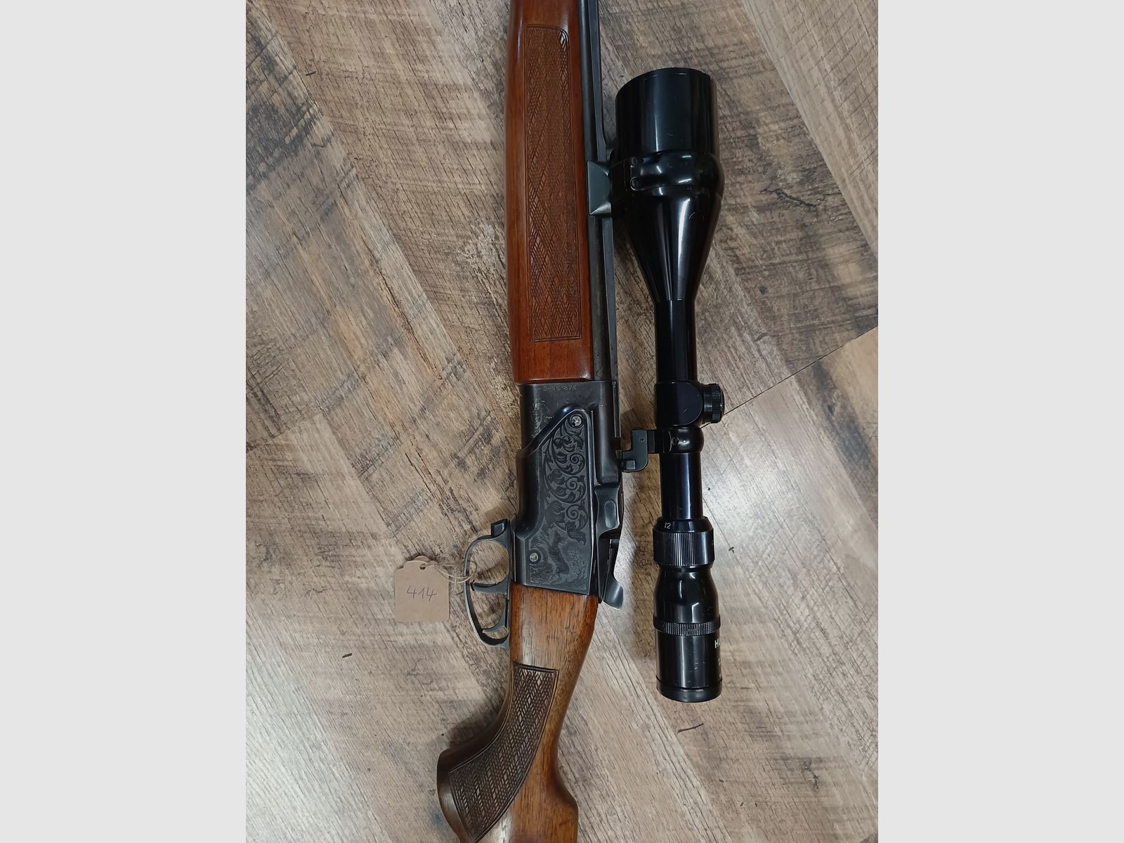 Brünner ZH306 Büchsflinte Bockbüchsflinte 5,6x50R Mag. Kaliber 12 inkl. Zielfernrohr Hunter Schwenkmontage