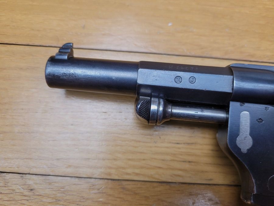 Sehr schöner Offiziersrevolver Mod 1874 – vollständig monomatrikulierte Waffe – MAS von 1877 – noch in seinem strohgelben Zustand – Top Zustand, Bild 10 von 30
