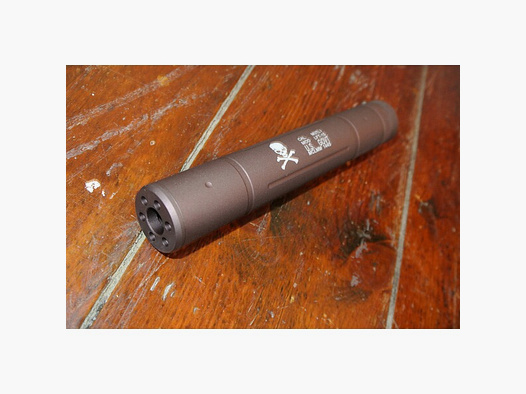 195mm CTW Silencer CCW Tan Airsoft Schalldämpfer Pirate arms Softair Gotcha