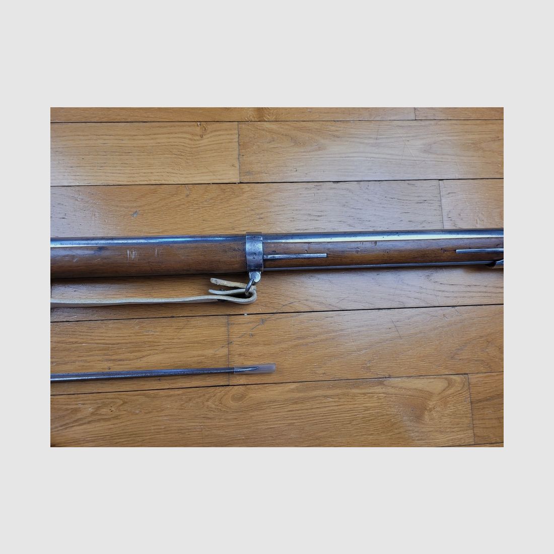 Sehr schönes Gewehr Modell 1842 T (nicht Tbis) – Nationale Waffenfabrik Tulle 1850 – Bajonett – Gewehrriemen – Ausgezeichneter Zustand, Bild 10 von 32
