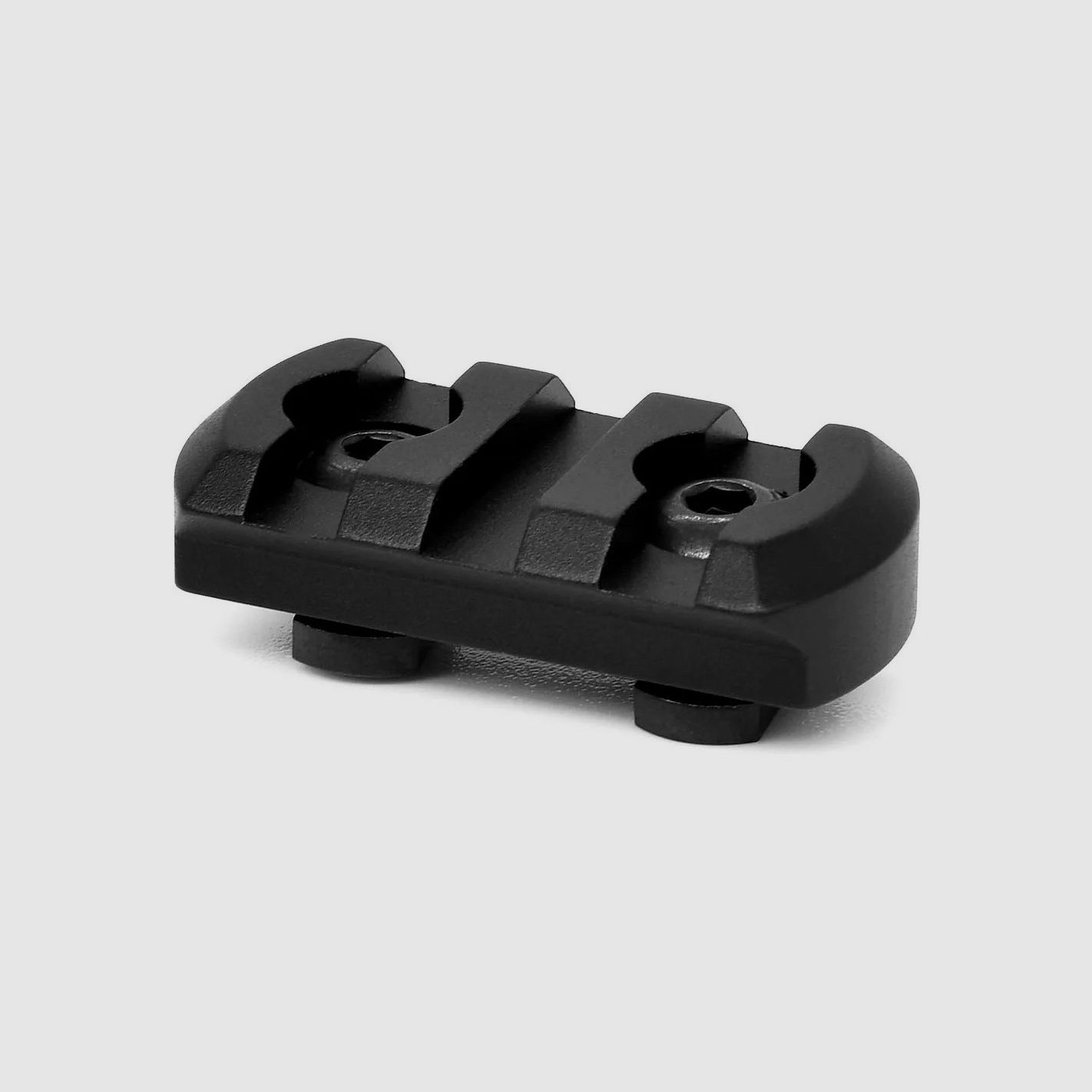 Rail WARNE M-LOK 3 slot – nero