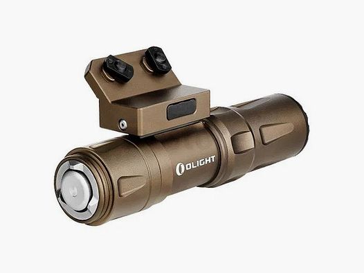 Olight Odin Mini Tactical Flashlight & M-Lok Mount & Tail Switch - Tan
