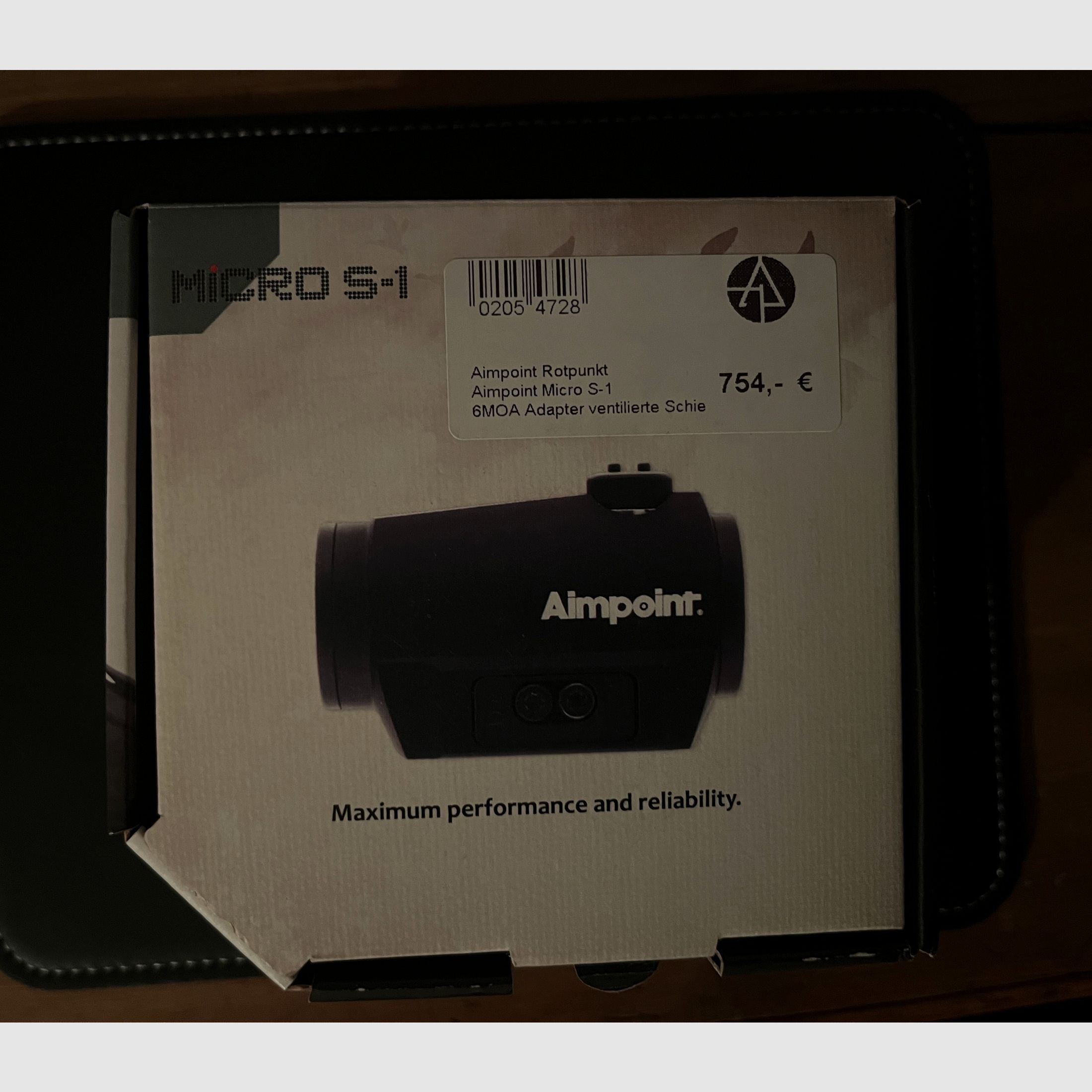 Celownik kolbowy Aimpoint Micro S1 z punktem czerwonym