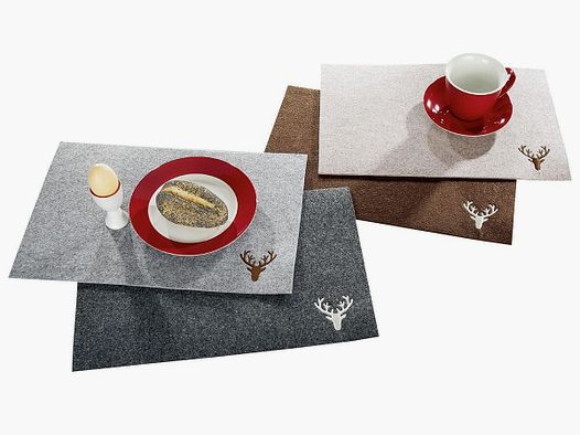 Gilde Filz Platzset Hirsch