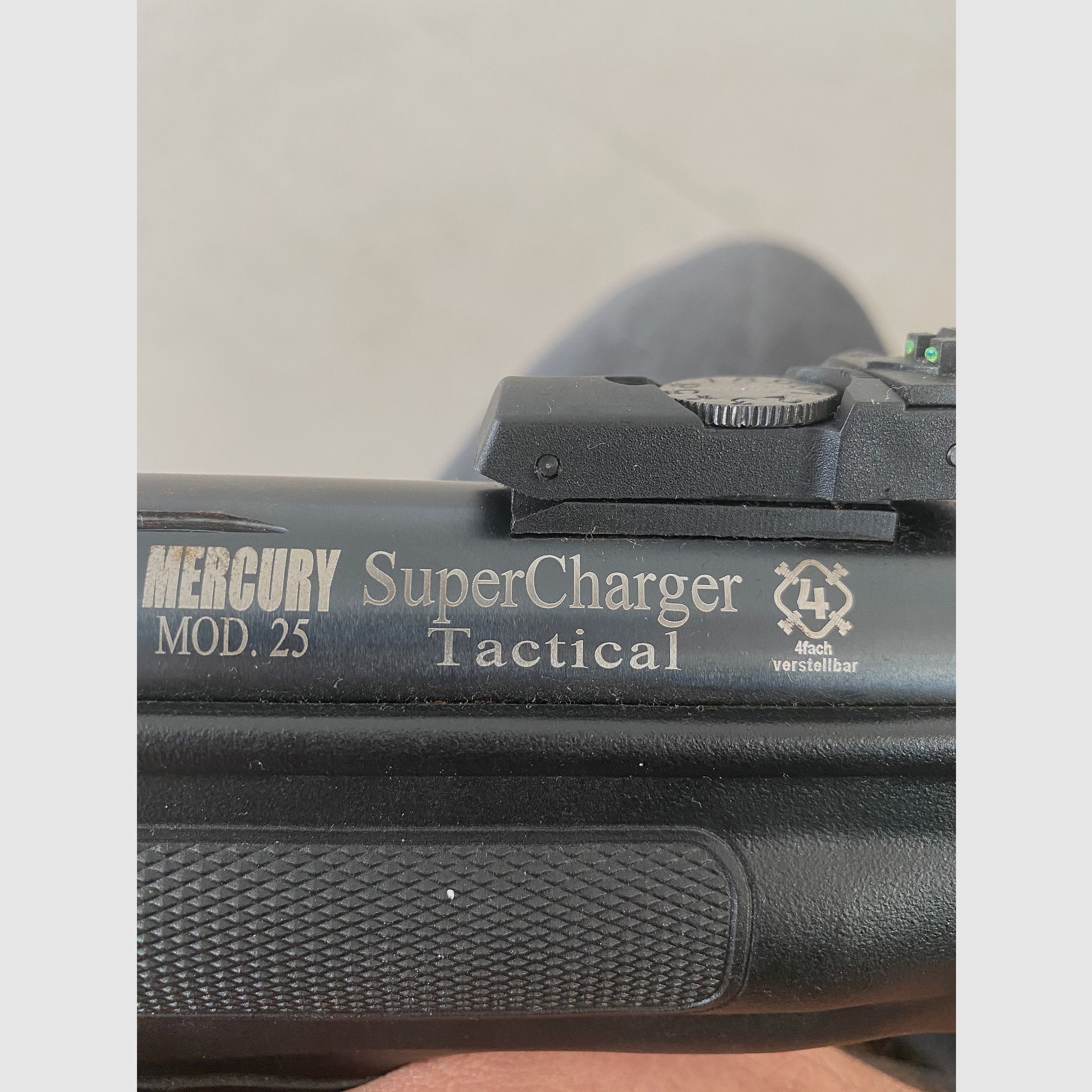 Mercury SuperCharger air pistol + stock