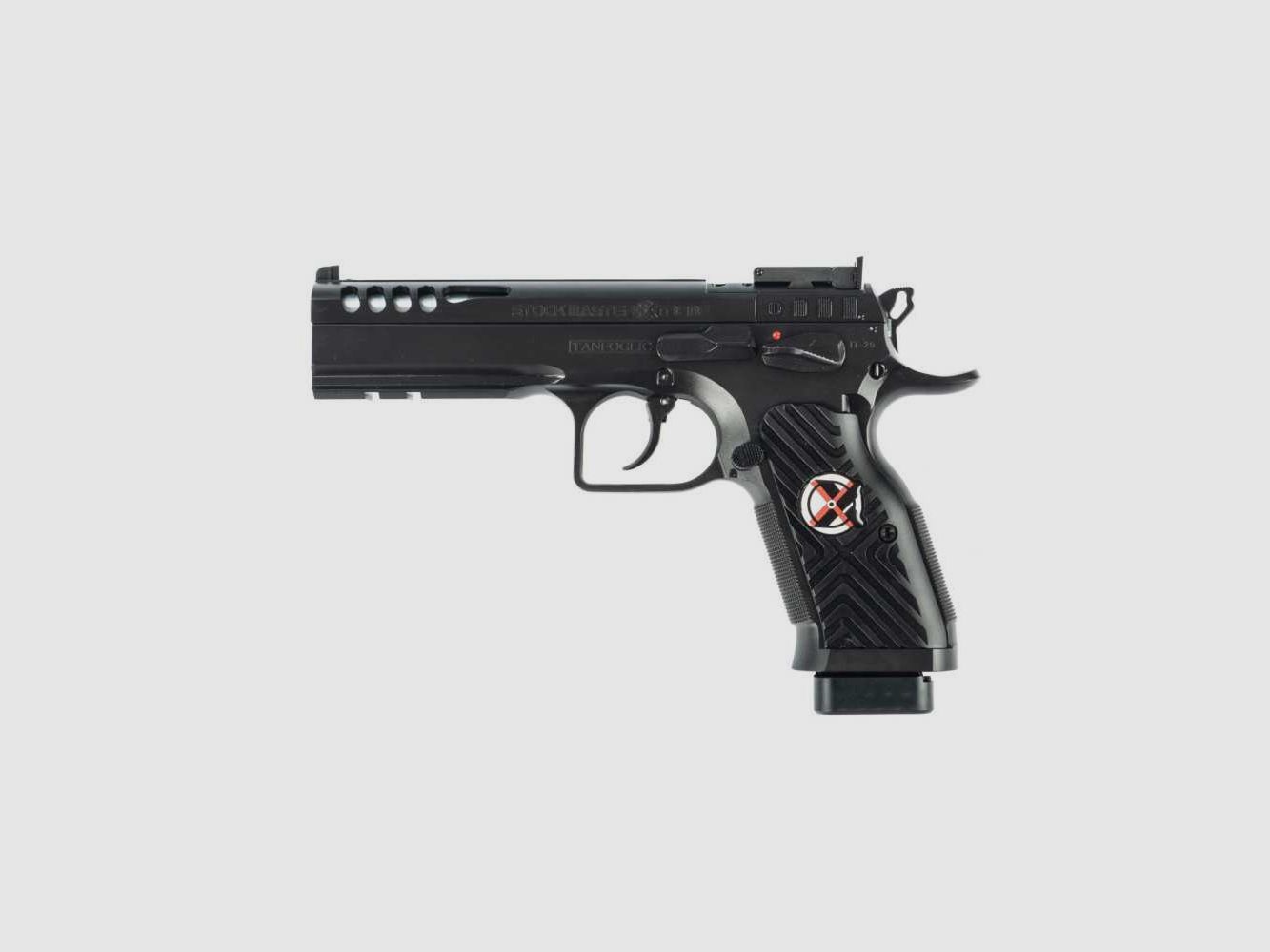 PISTOLET TANFOGLIO STOCK MASTER XTREME OPTIC 9X19 CZARNY, zdjęcie 2 z 6