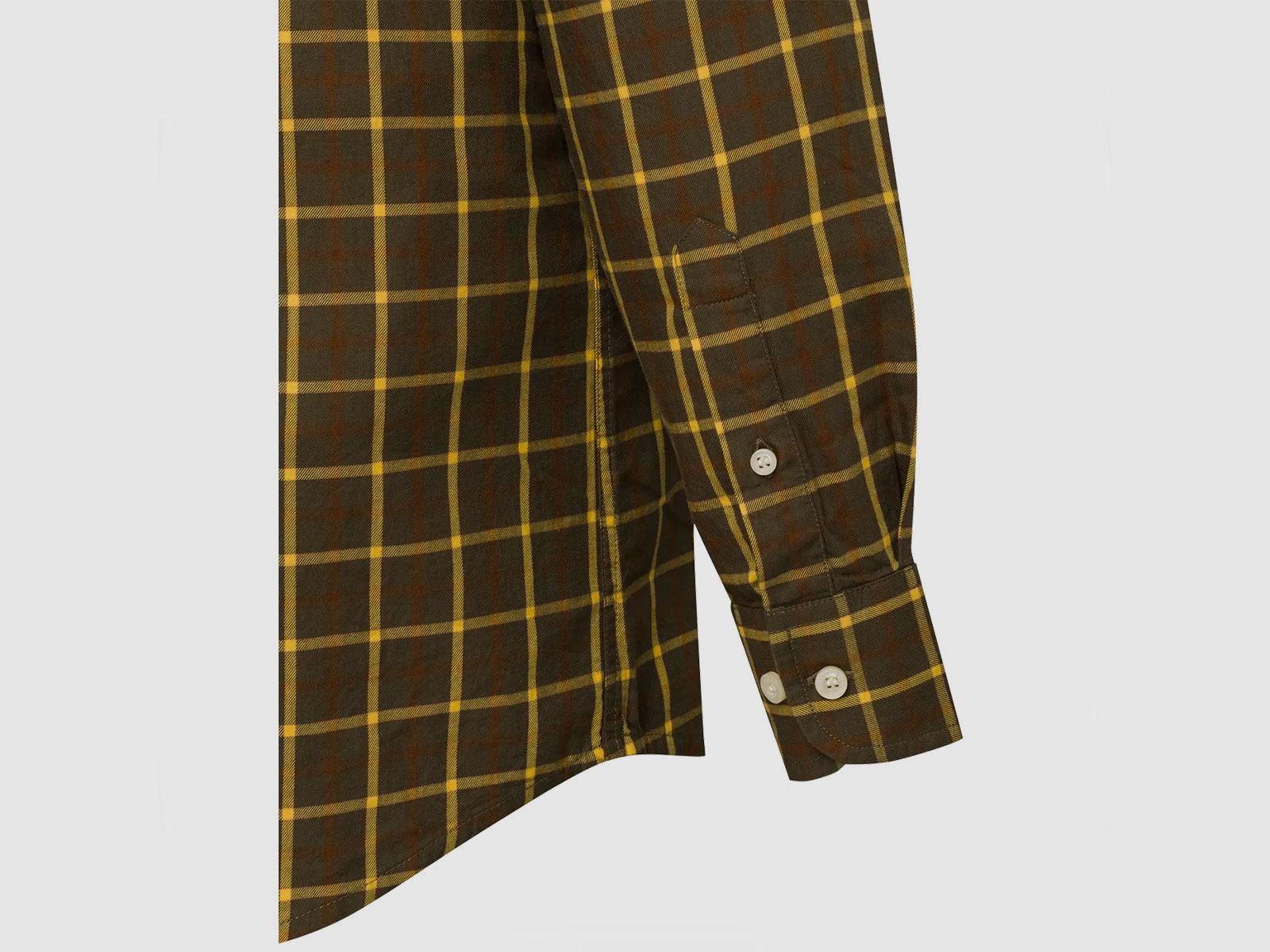 SHIRT – BERETTA – BRYGGEN SHIRT Brown And Yellow Check, image 4 of 4