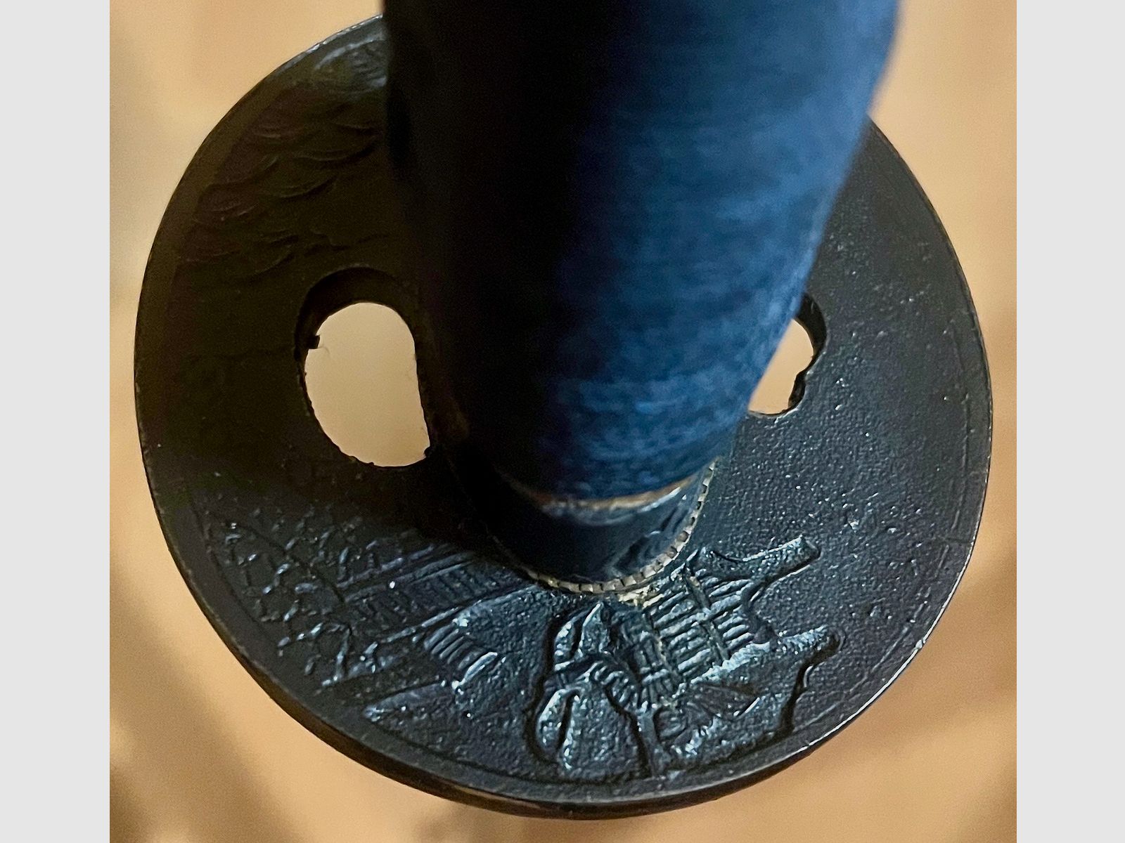 Dernière légende Mikusa 4000 Katana — 73 cm Nagasa / lame différentiée pliée / rare de collection (pas Hanwei / Paul Chen Cold Steel Tozando Nosyudo Minosaka Kaneie Yoshindo Yoshihara) Bugei Citadel première Oni Forge, image 10 sur 10