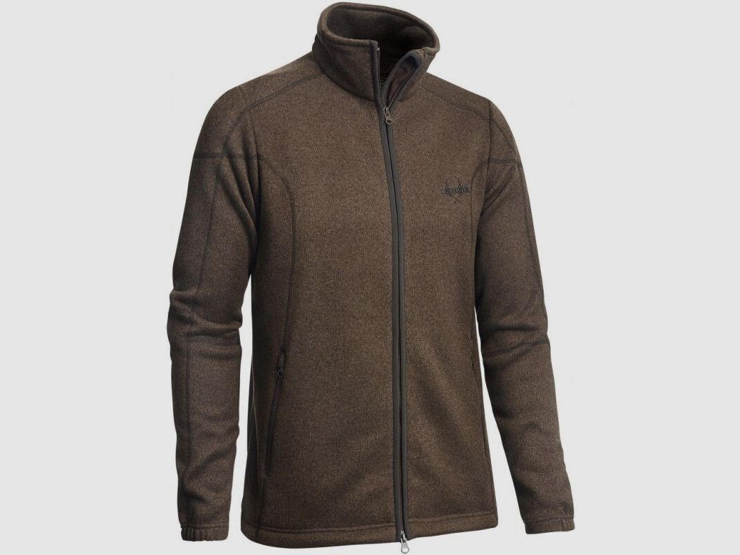 Chevalier Damen Fleece Cardigan Chester Braun