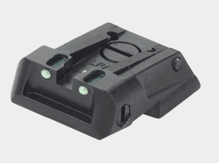 LPA Mikrometer-Visier MPS Fiber Optic für Colt M1911 und Klone mit NOVAK Sigh...