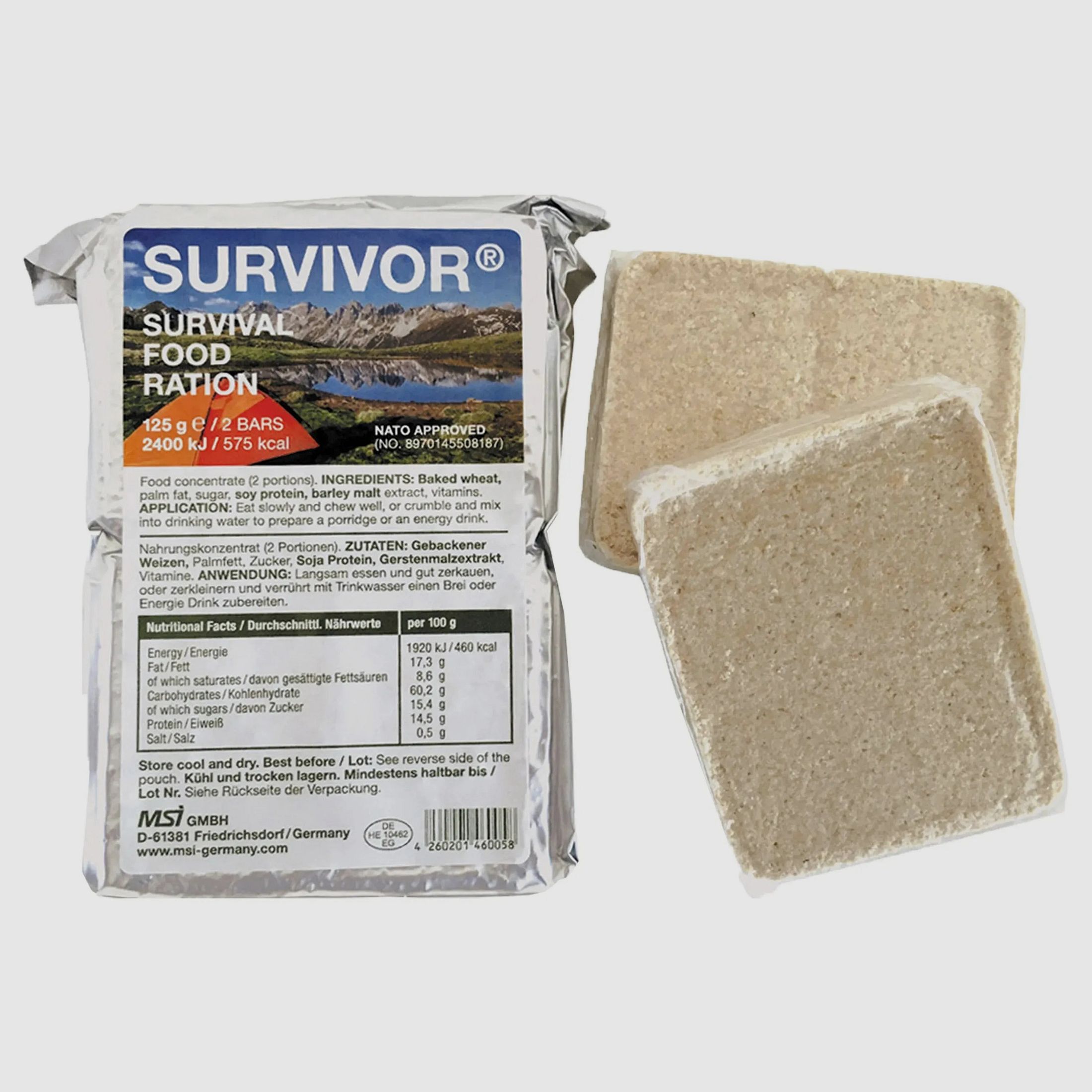 Trek’n Eat MSI Notverpflegung Survivor 125 g