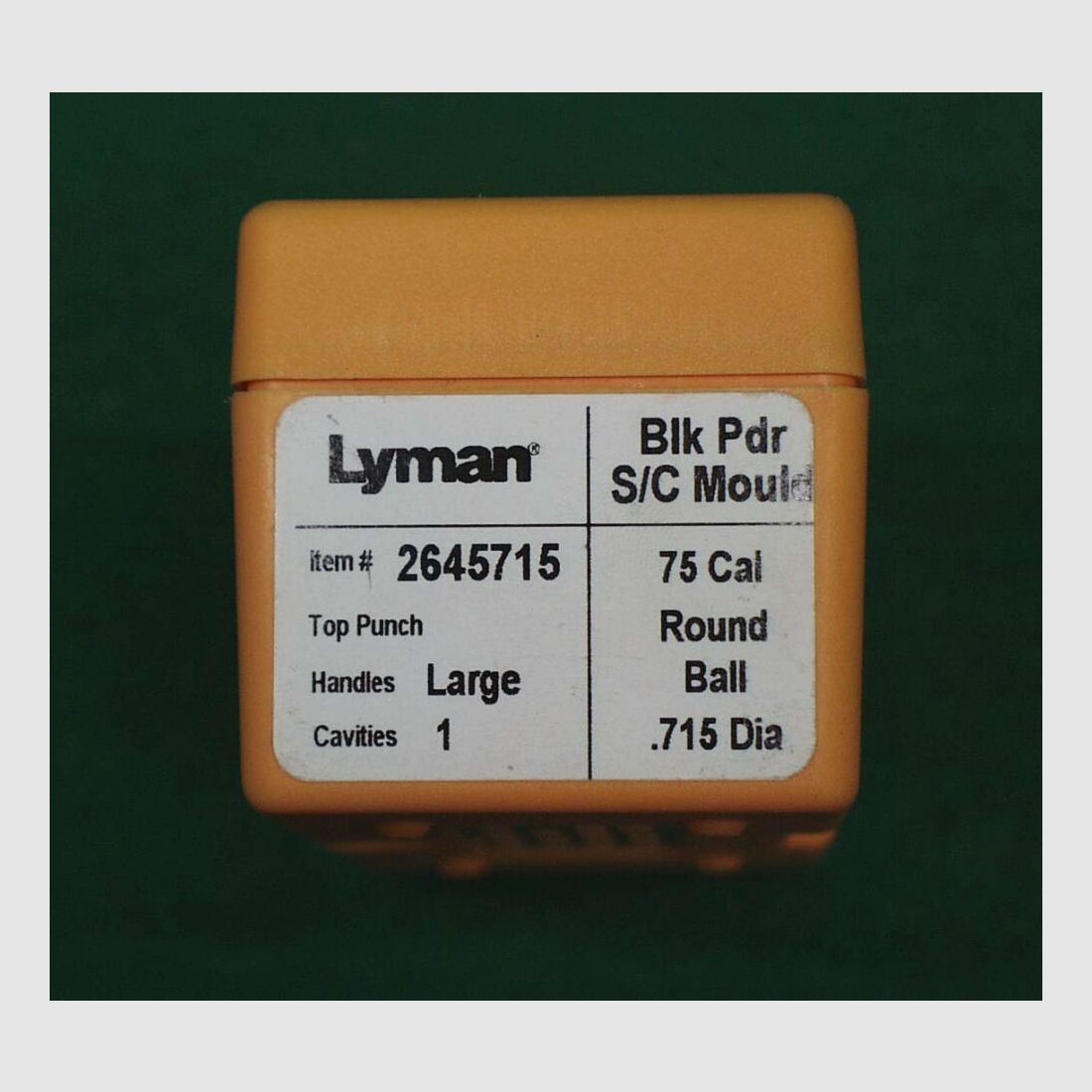 Lyman	 Kokille Kal.715