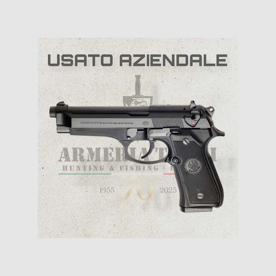 USATO – PISTOLA – BERETTA MOD. 92FS cal. 9×19, immagine 1 di 4