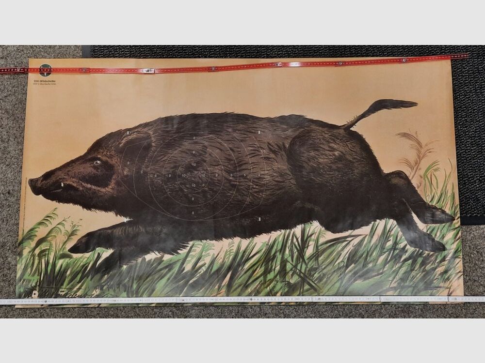 Schießscheibe Jagdscheibe Wildscheibe