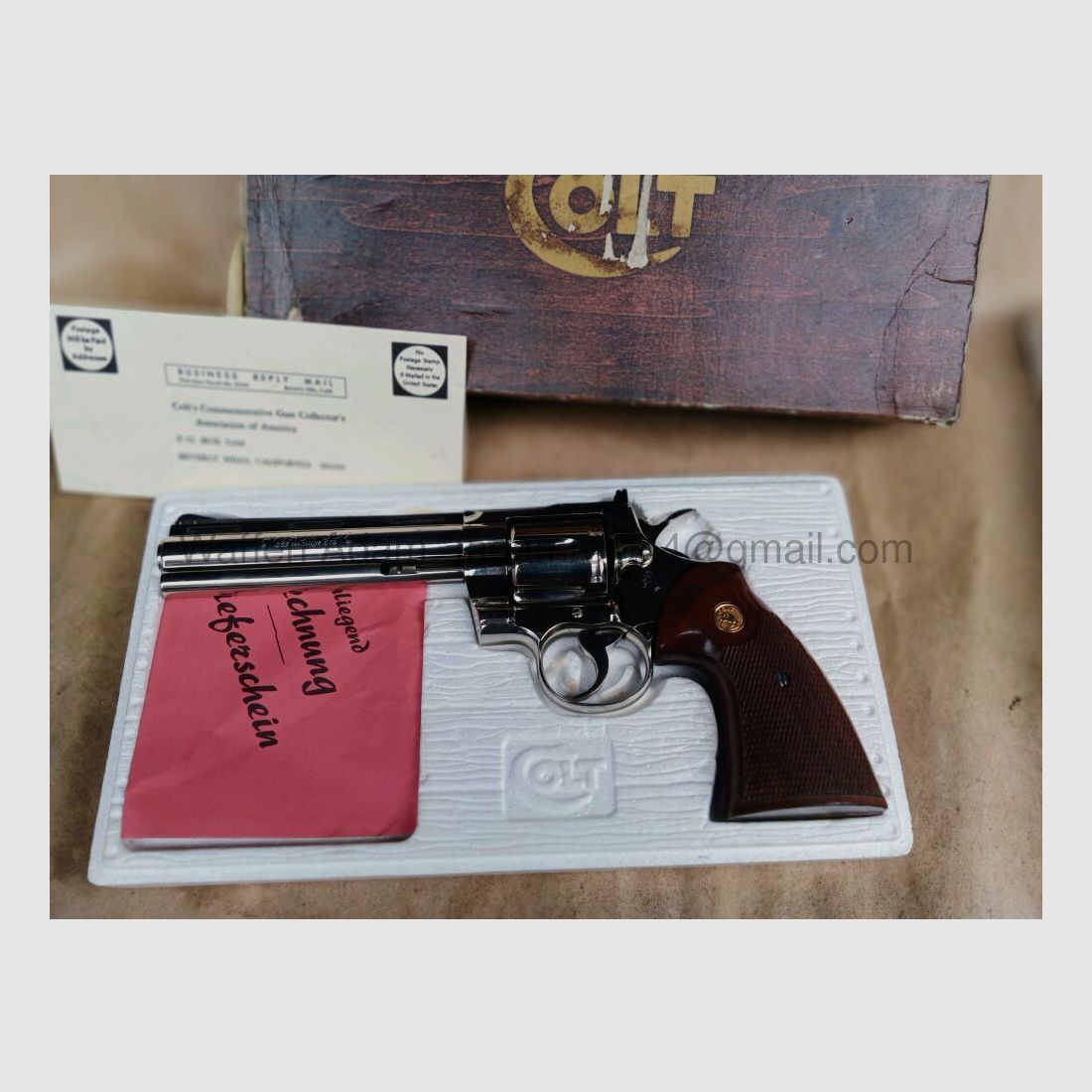 Colt 6 Zoll Python Nickel