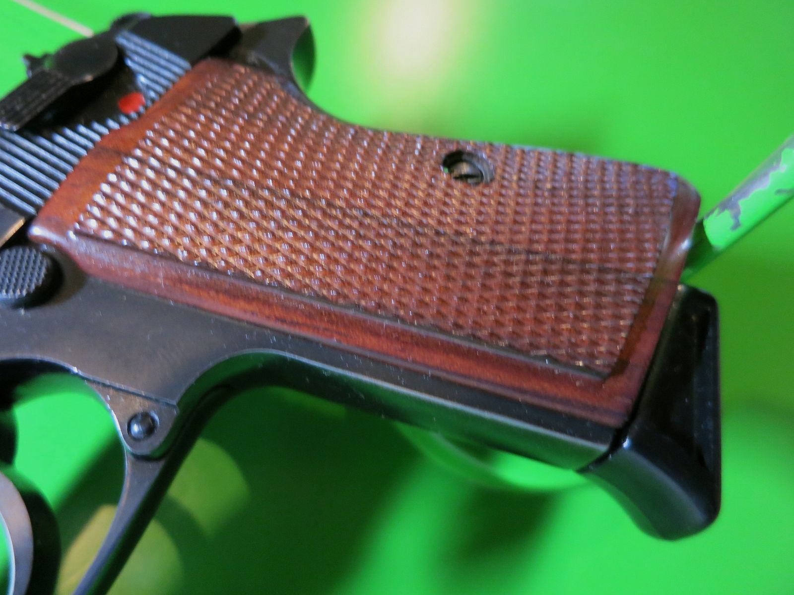 Walther PP « Pistolet de police », .22lr pistolet d'entraînement, plaquettes en bois       #39, image 2 sur 11