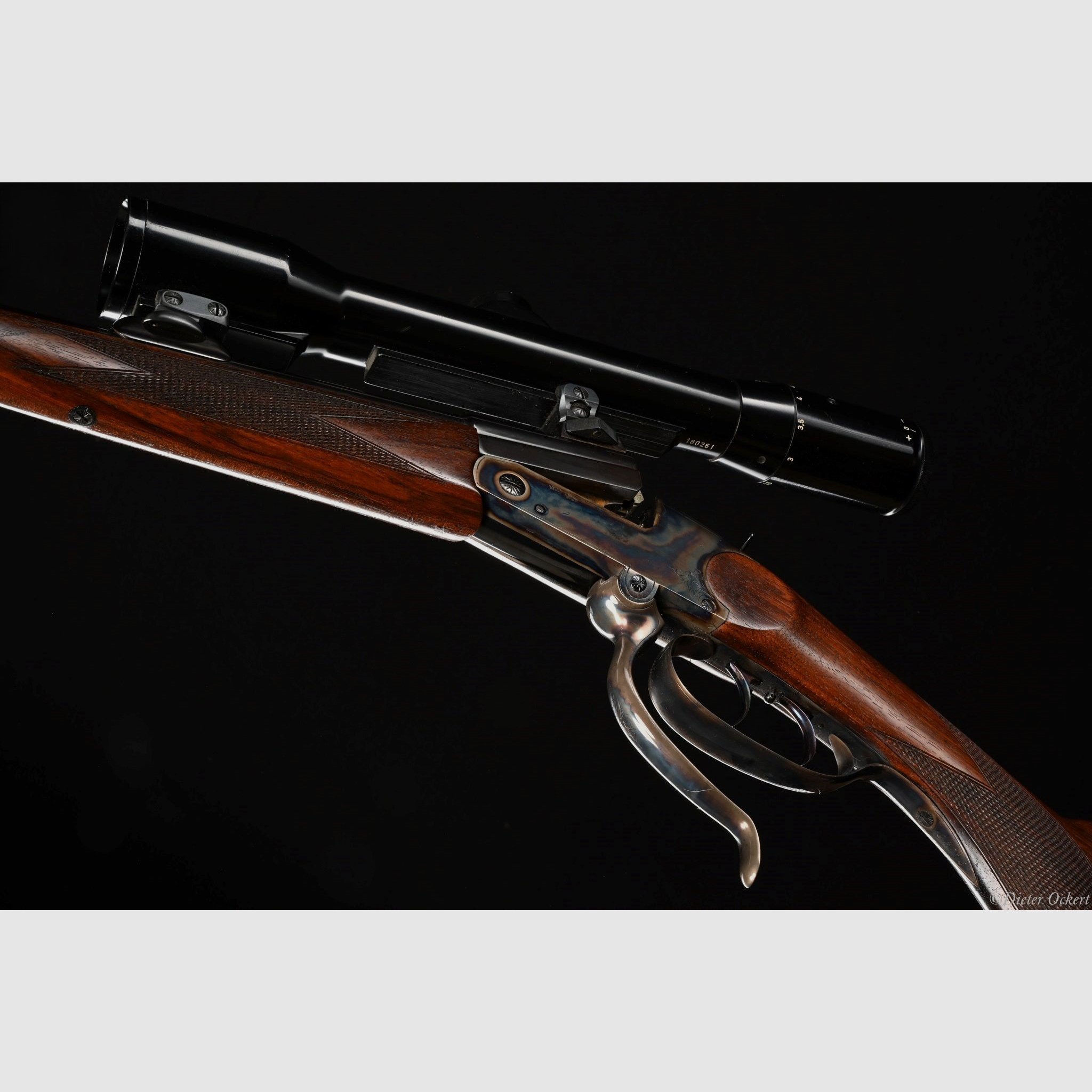 Sauer Pirschgewehr Einzelschuss Unter Hebel Kipplauf 8 x 48 Sauer