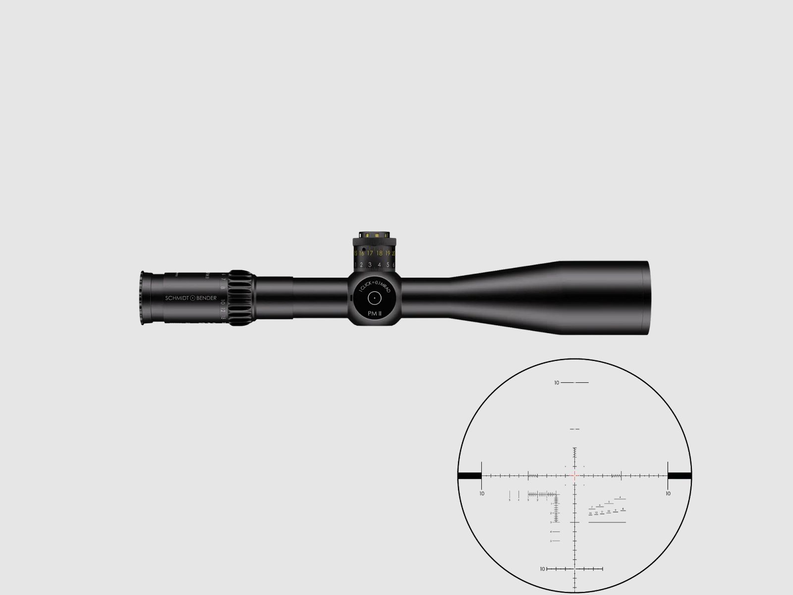 Schmidt u. Bender ZF 5-25x56 PM II/LP MSR2 1cm cw DT / ST