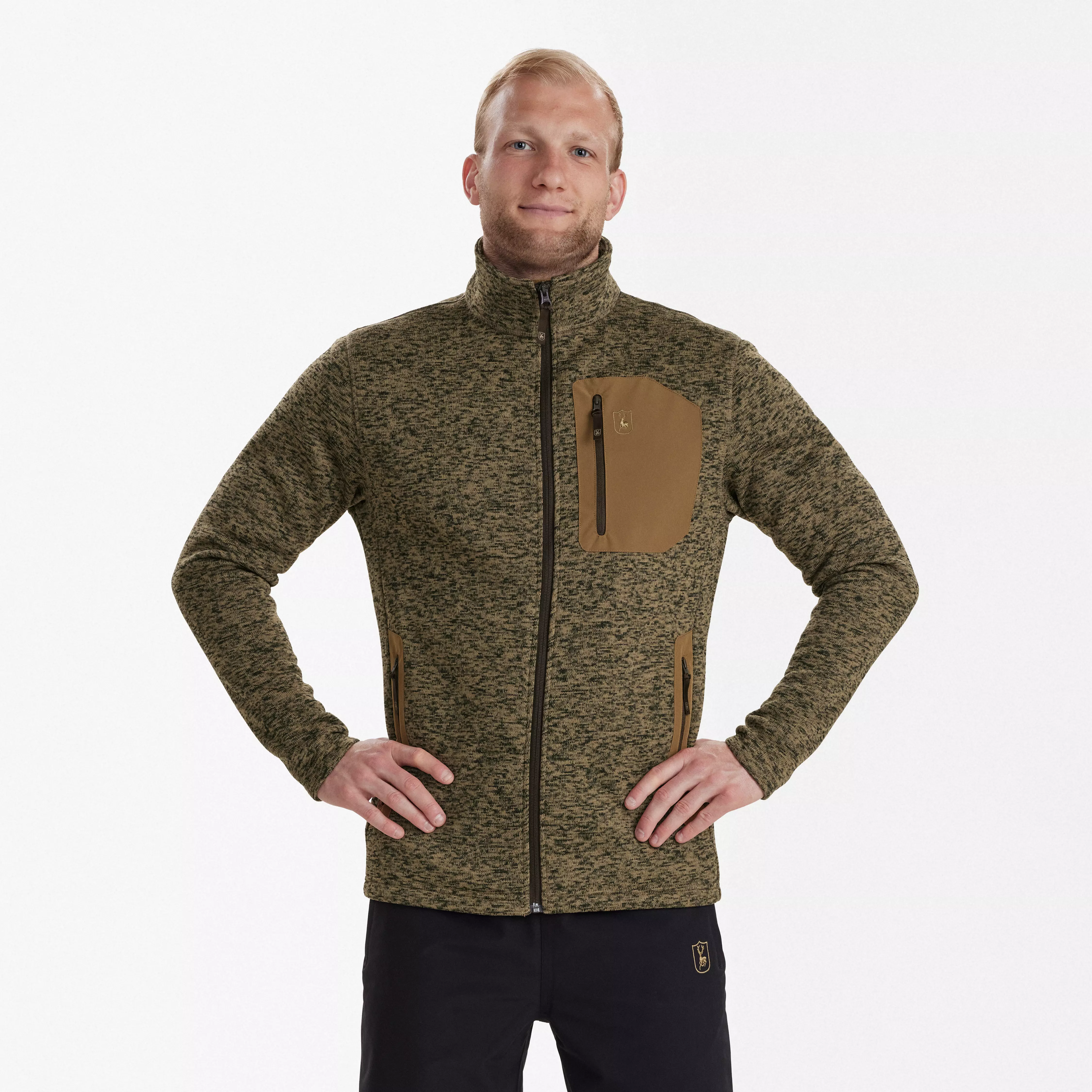 Sarek Strickjacke - Butternut melange, Bild 1 von 5