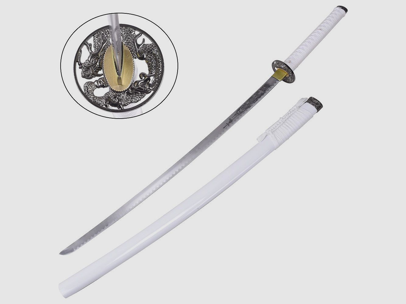 Katana épée de samouraï avec boîte de rangement