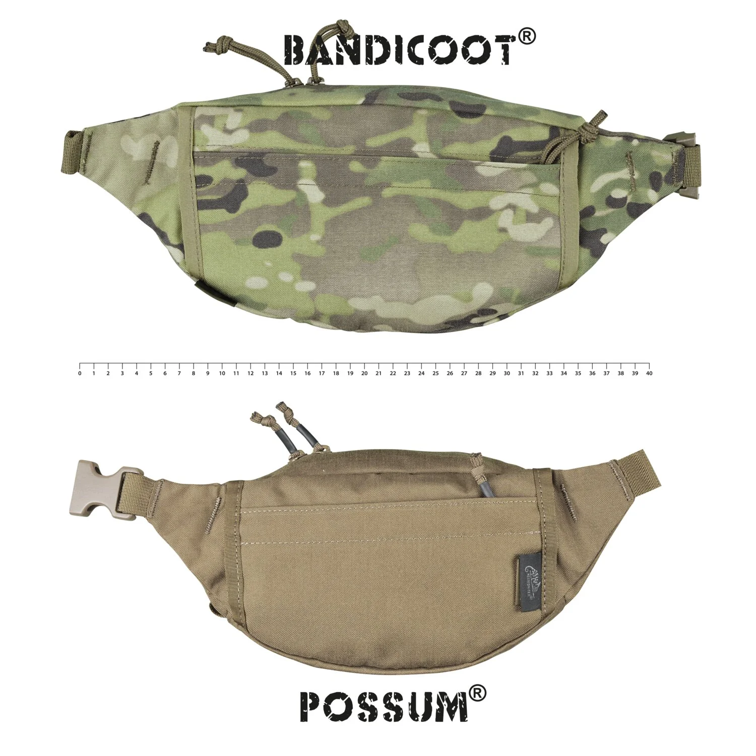Helikon-Tex Possum Cordura waist pack – Sentinel Blue, image 10 of 18