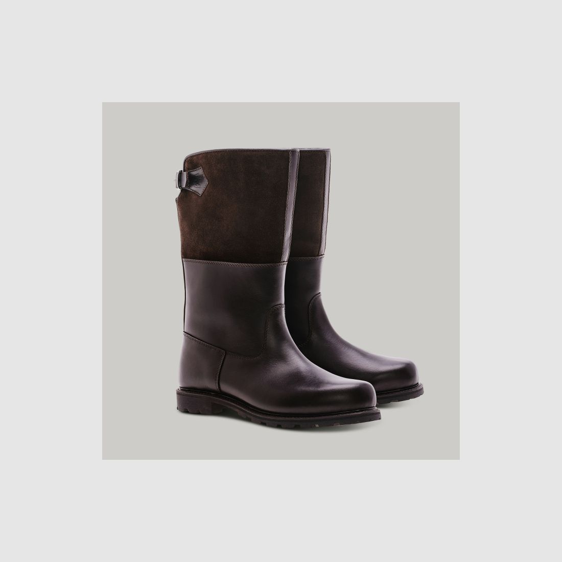 LUDWIG REITER Maronibrater® S.592-D-VD Juchtenleder/Veloursleder Mocca/Dunkelbraun, image 1 of 7
