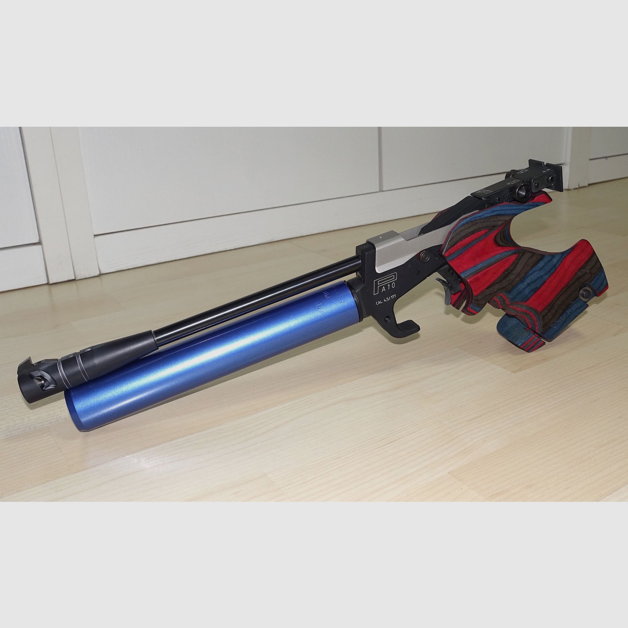 Tesro Pressluft Matchpistole PA10 / Top Zustand mit Zubehör