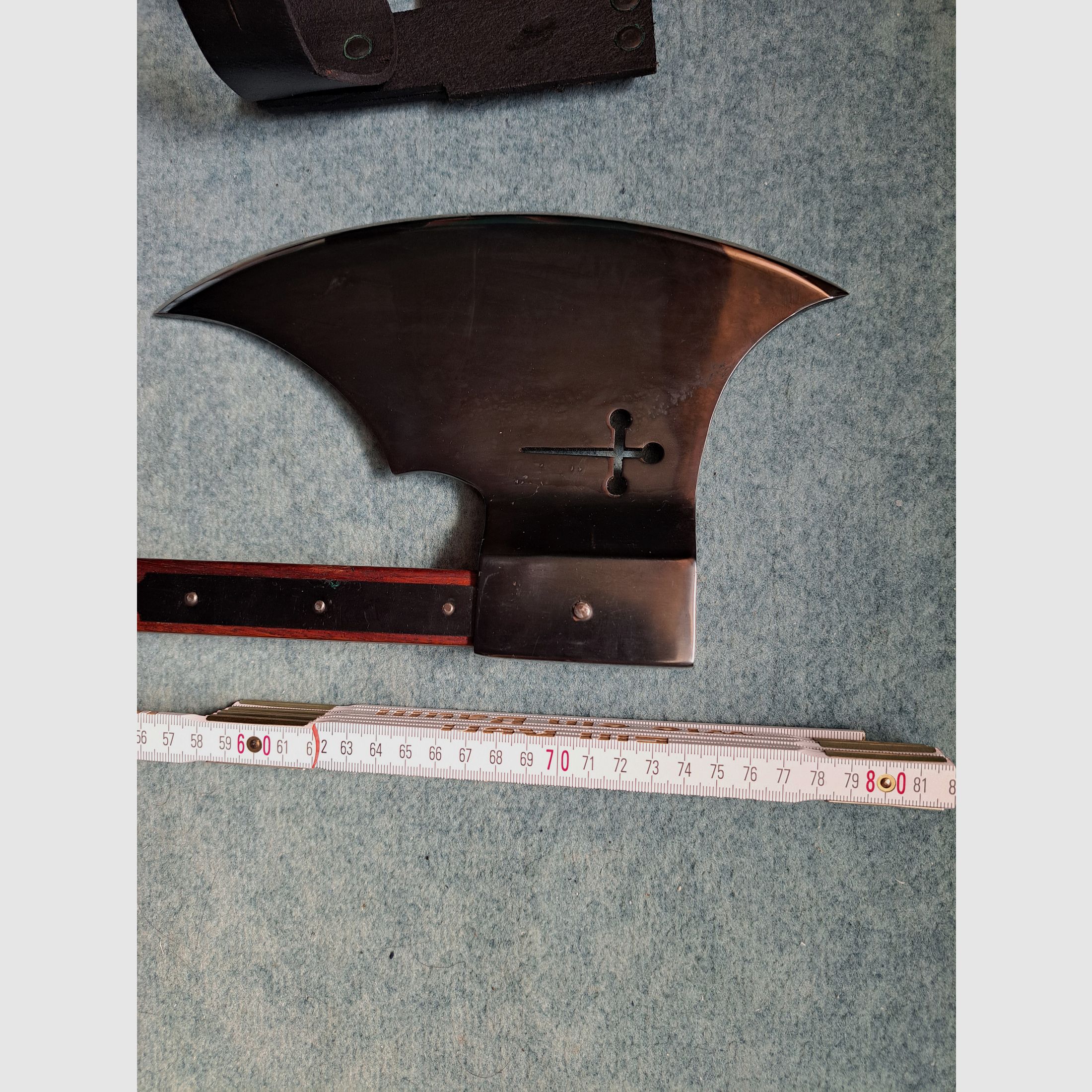 Streitaxt Kreuzritter ca. 80cm (scharf, 18+!)