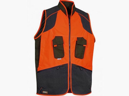 Cofra Gilet groen en oranje hoge zichtbaarheid model Wulfen art. V324-0-04 COFRA