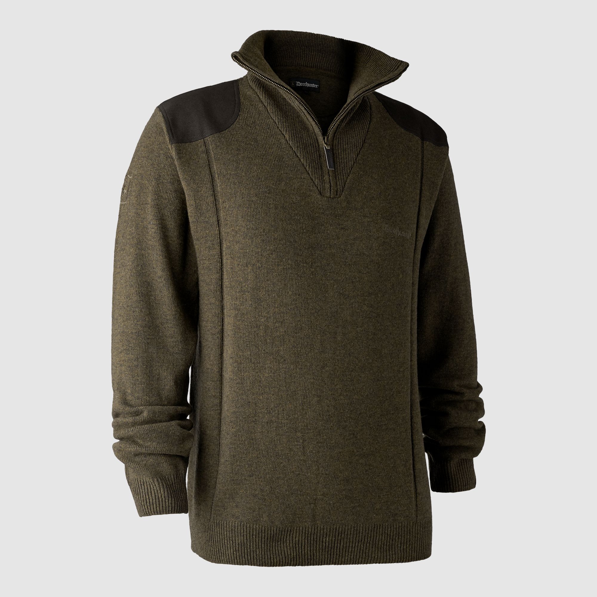 Deerhunter Sheffield Knit with zip-neck Cypress S