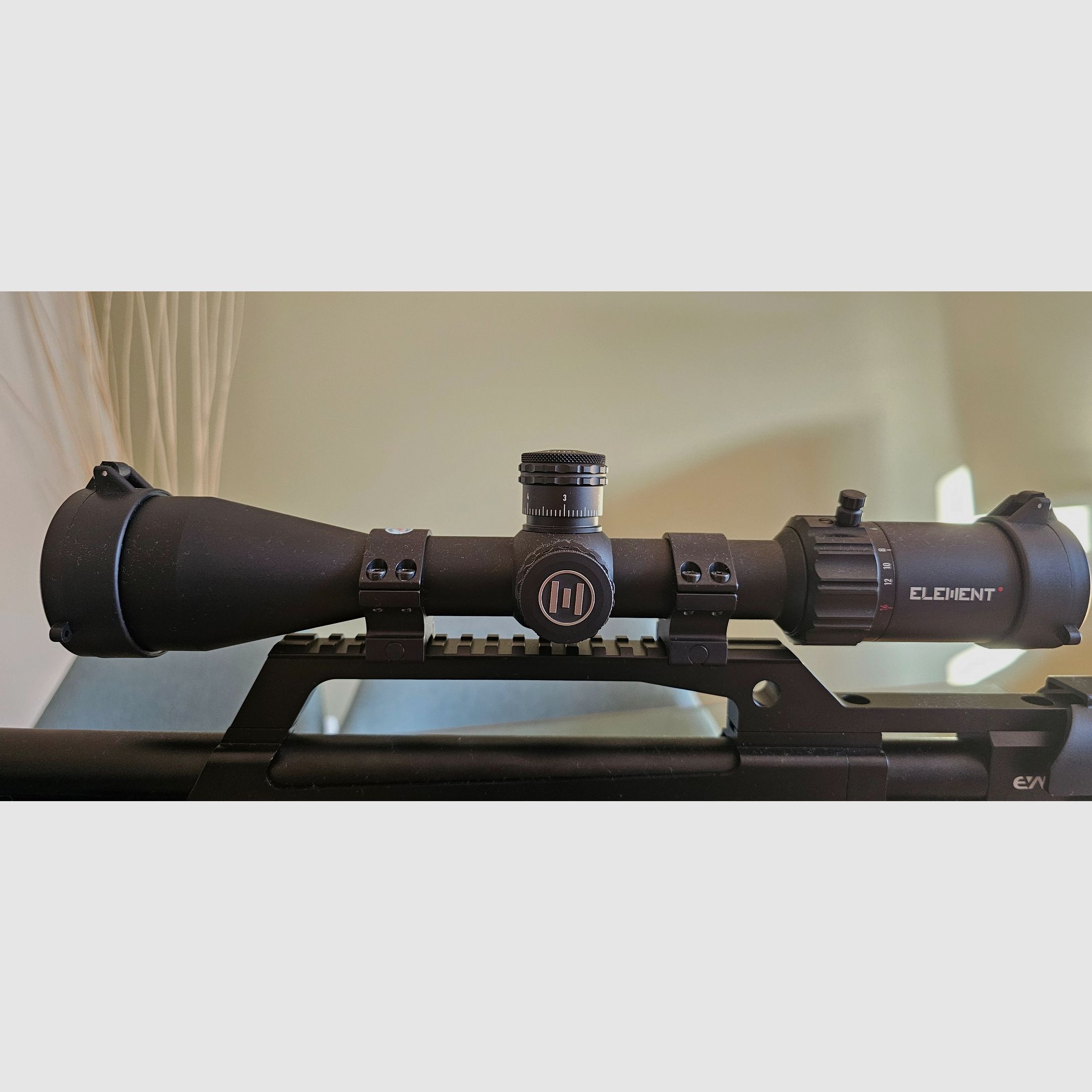 Evanix Max Air II .30 (7.62 mm) PCP air rifle set – GoGun (F-mark) + Element Optics + Sportsmatch + Schalock + accessories (incl. invoice)