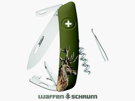 Swiza Klappmesser D05 Hirsch Klingensperre Klingenlänge: 7,5cm - Stahl 440