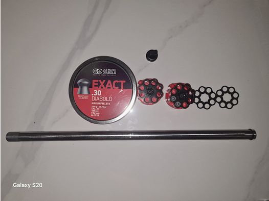 Edgun leshy 7,62 mm canon complet sett. 350 mm canon