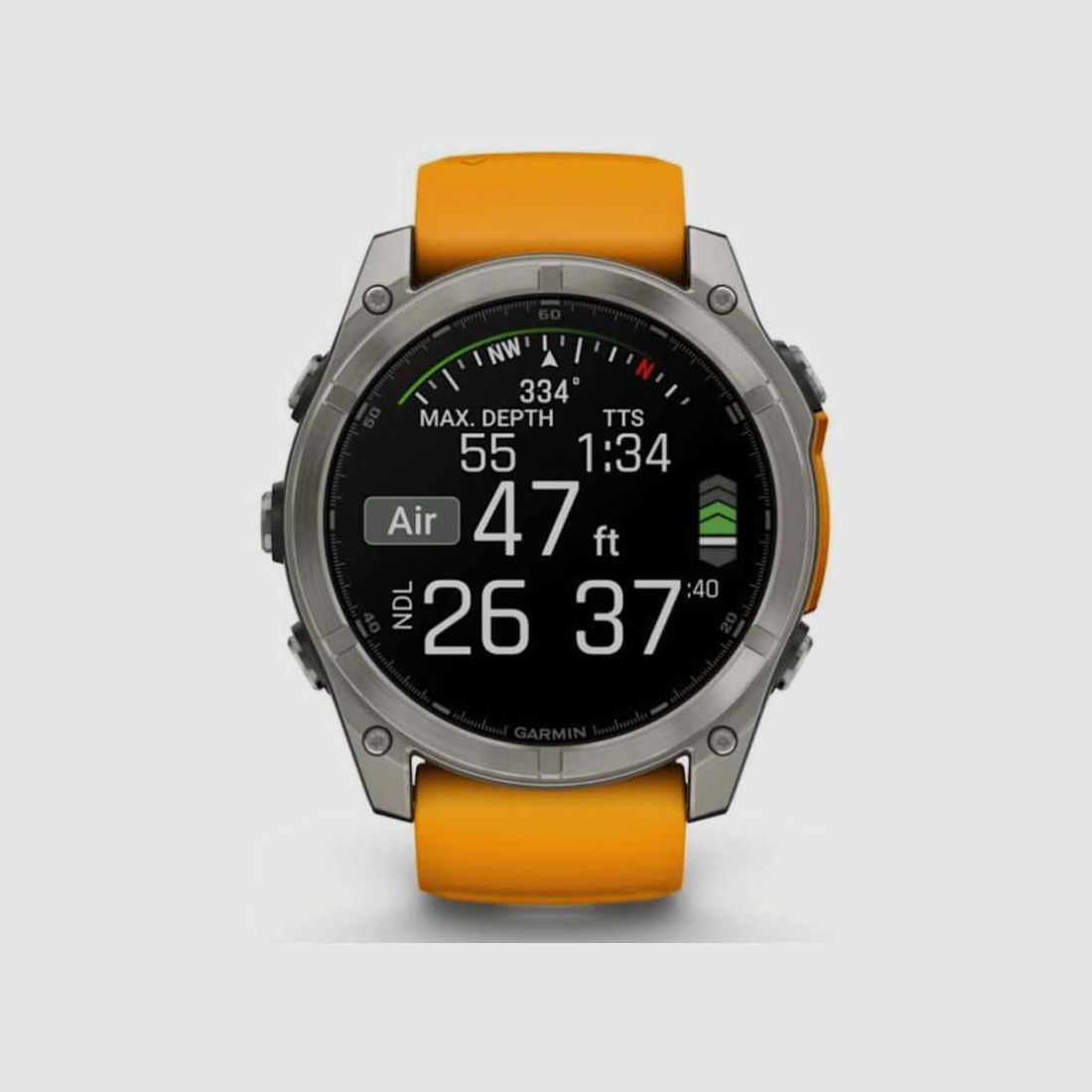 Garmin fēnix® 8 Horloge - 47 mm, AMOLED Zwart Titanium, afbeelding 1 van 8