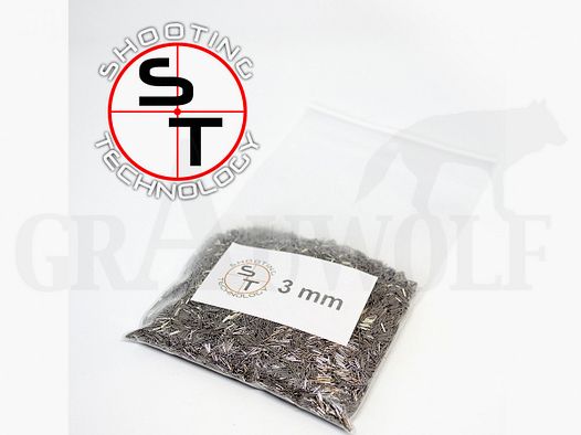 Shooting Technology Lavabossoli Clavos de Acero Inoxidable de 3 mm de largo 150 gr.