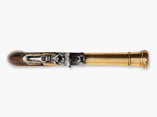 Steinschloss Pistole Tromblon Antik