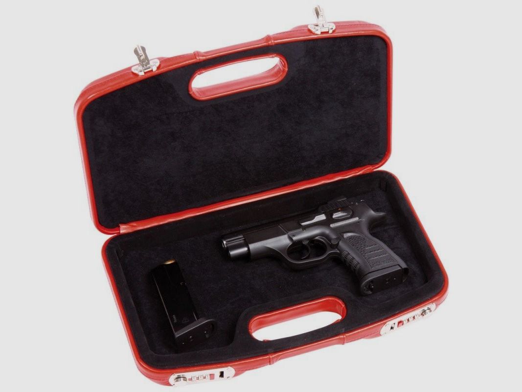 Negrini Pistolenetui mit Kombinationsverschluss aus Leder 2028PL, Bild 2 von 2