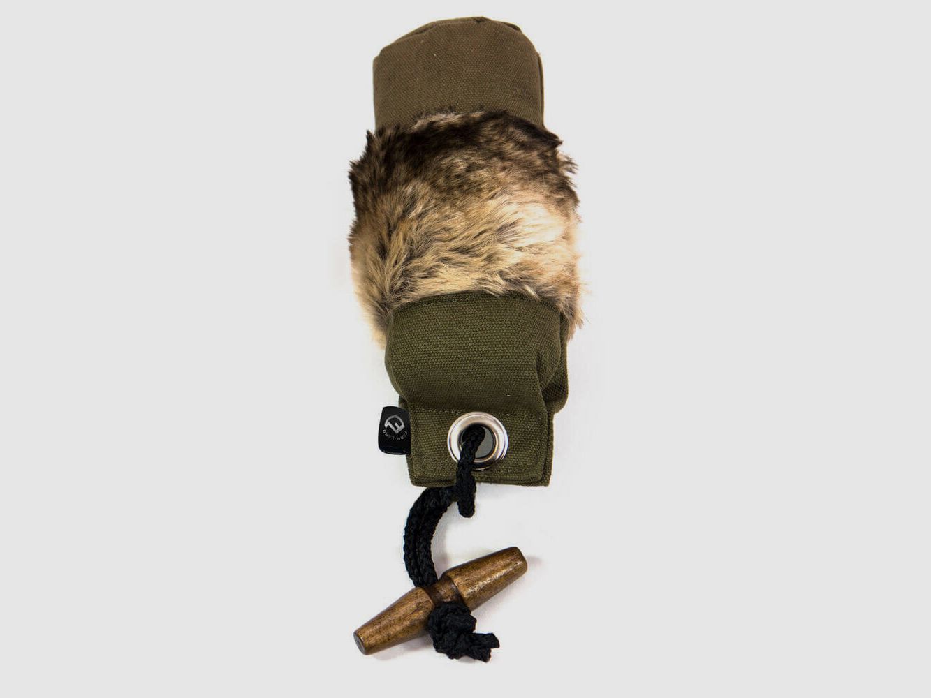 Dog dummy with fur