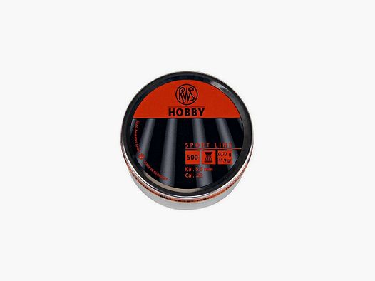 RWS Luftgewehre 5,5 mm Sport Line Hobby 0,77 g / 11,9 gr Box mit 500 Stück