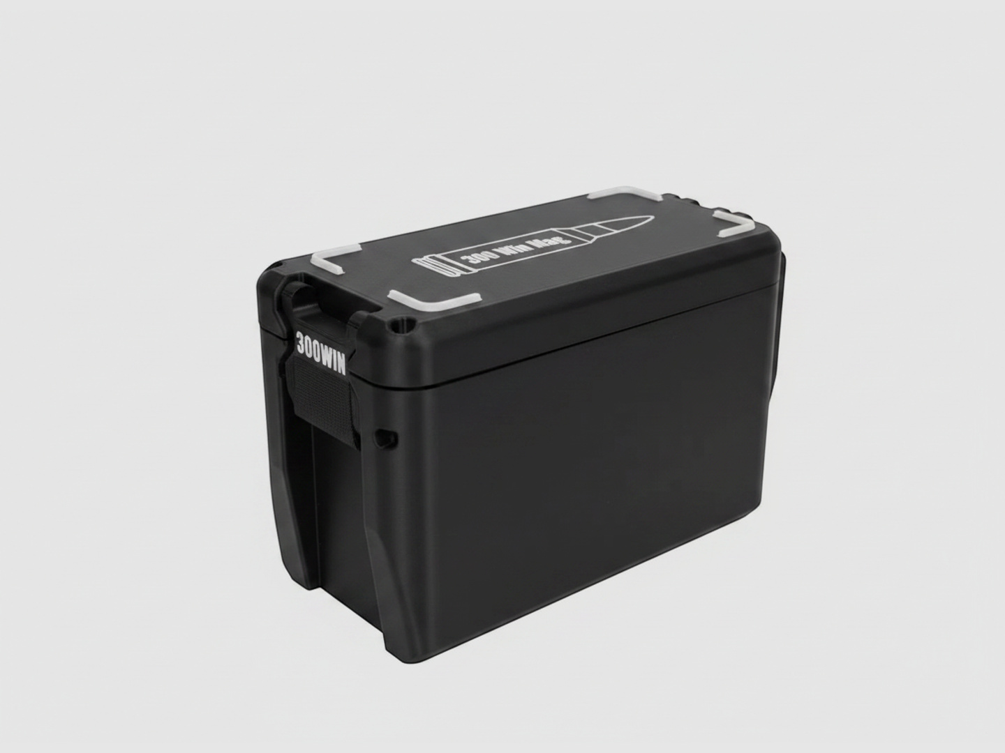 Filamelt Munitionsbox / 300 Winchester Magnum / 'Klapp- / Rastdeckel' / Patronenbox, Ammo Box